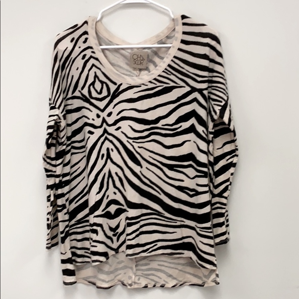 Chaser Hi Low Zebra Print Thermal